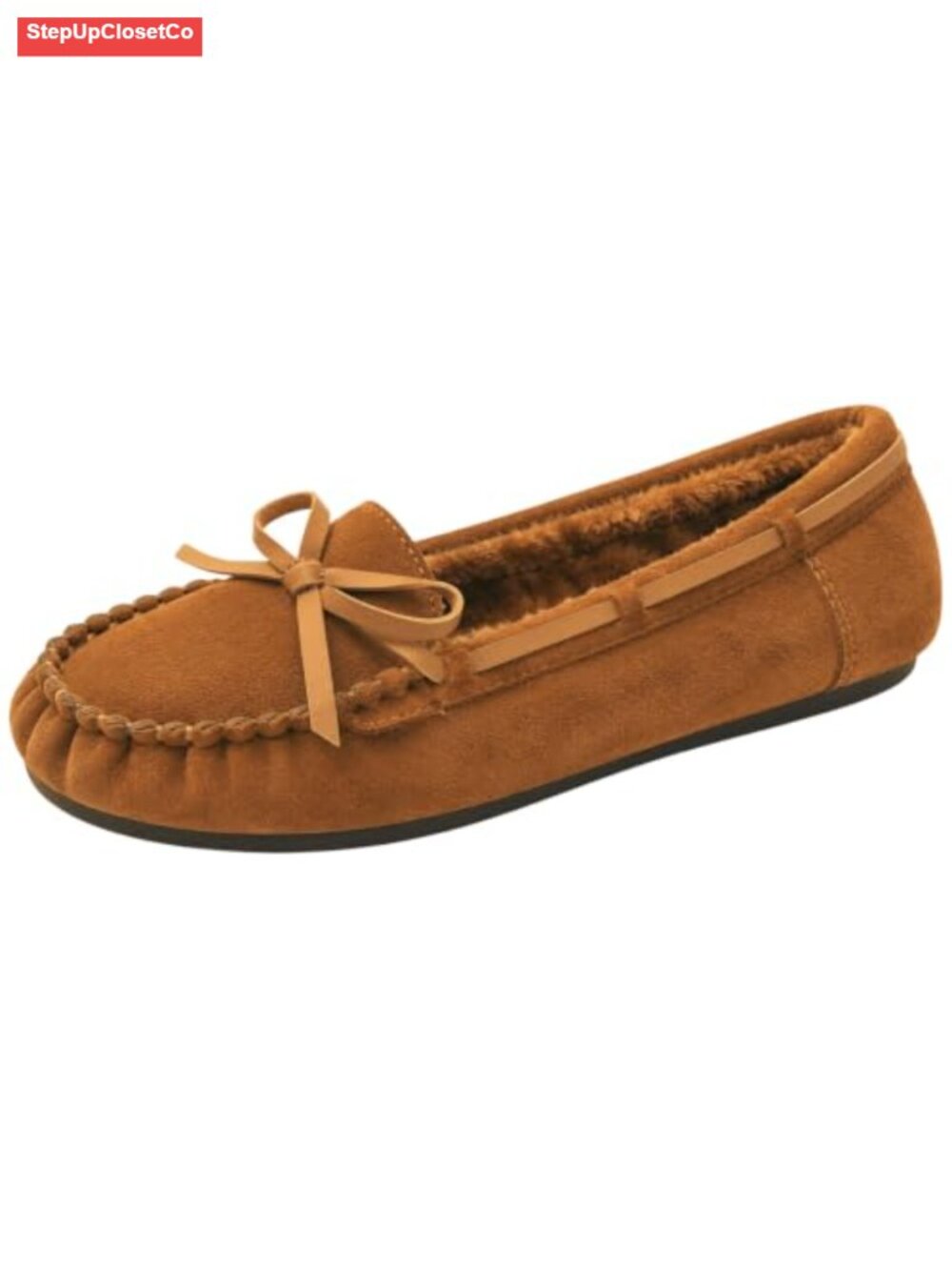 Faux Suede Fur Lined Mocc Indoor Outdoor Waterproof